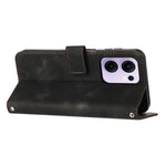 For Oppo Reno13 F 5G (Reno 13 FS 5G) / 4G Case Handbag Imprinted Triangle Leather Phone Cover