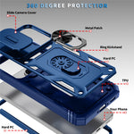 For 	Samsung Galaxy A56 5G Case TPU+PC Slide Camshield Kickstand Phone Cover