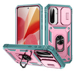 For 	Samsung Galaxy A56 5G Case TPU+PC Slide Camshield Kickstand Phone Cover