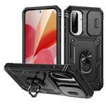 For 	Samsung Galaxy A56 5G Case TPU+PC Slide Camshield Kickstand Phone Cover