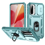For 	Samsung Galaxy A56 5G Case TPU+PC Slide Camshield Kickstand Phone Cover