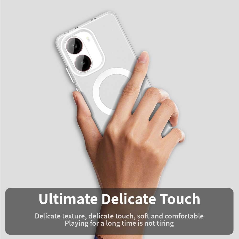 For Xiaomi Redmi Turbo 4 5G / Poco X7 Pro 5G Magnetic Case Anti Drop Hybrid Phone Back Cover