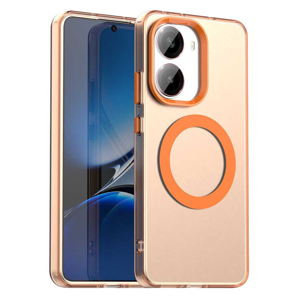 For Xiaomi Redmi Turbo 4 5G / Poco X7 Pro 5G Magnetic Case Anti Drop Hybrid Phone Back Cover