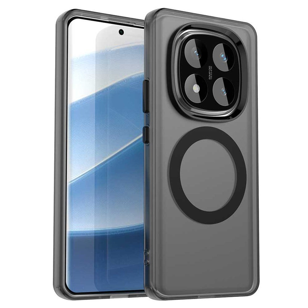 For Xiaomi Redmi Note 14 Pro 4G Magnetic Case Anti Drop Hybrid Phone Back Cover