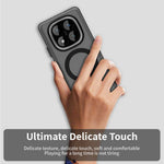 For Xiaomi Redmi Note 14 Pro 4G Magnetic Case Anti Drop Hybrid Phone Back Cover