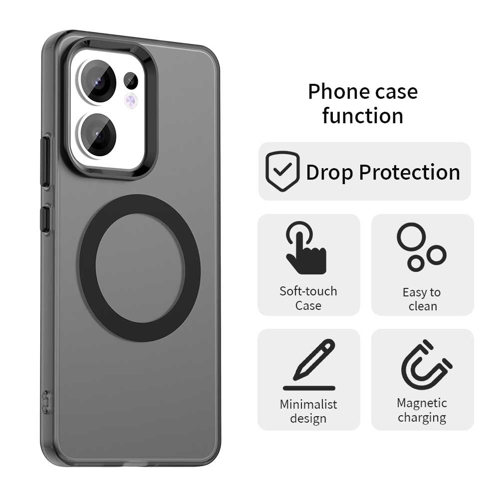 Oppo Reno13 F 5G (Reno 13 FS 5G) / 4G Magnetiskt Skal Anti-Drop Hybrid mobil Baksida