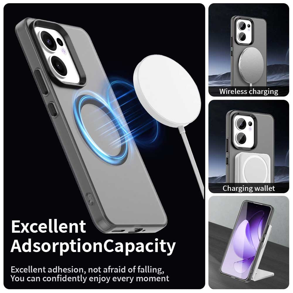Oppo Reno13 F 5G (Reno 13 FS 5G) / 4G Magnetiskt Skal Anti-Drop Hybrid mobil Baksida