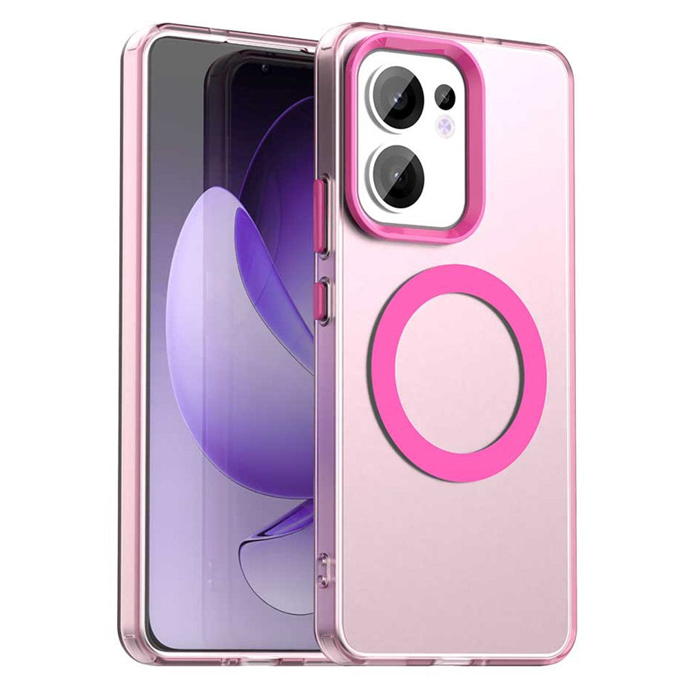 Oppo Reno13 F 5G (Reno 13 FS 5G) / 4G Magnetiskt Skal Anti-Drop Hybrid mobil Baksida
