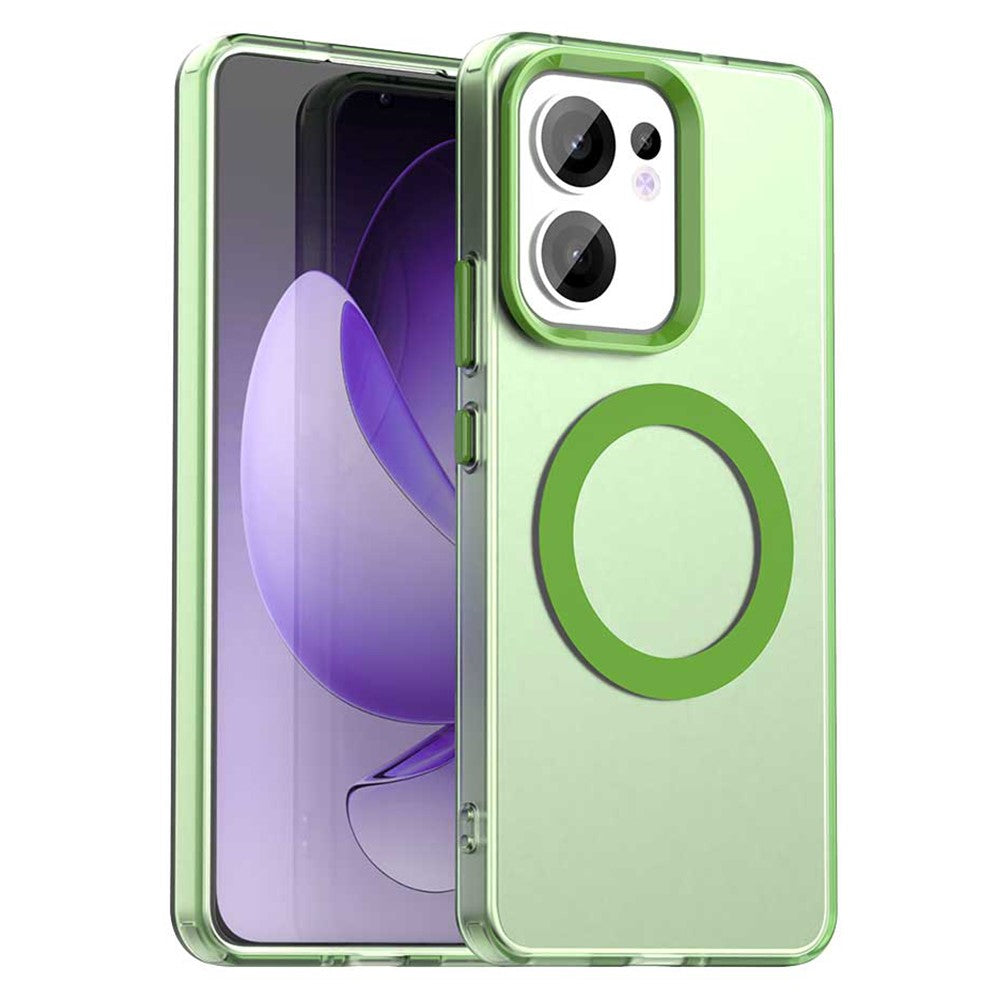 Oppo Reno13 F 5G (Reno 13 FS 5G) / 4G Magnetiskt Skal Anti-Drop Hybrid mobil Baksida
