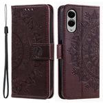 For Samsung Galaxy S25 Edge Stand Case Imprinted Totem PU Leather Wallet Phone Cover