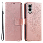 For Samsung Galaxy S25 Edge Stand Case Imprinted Totem PU Leather Wallet Phone Cover