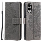 For Samsung Galaxy S25 Edge Stand Case Imprinted Totem PU Leather Wallet Phone Cover