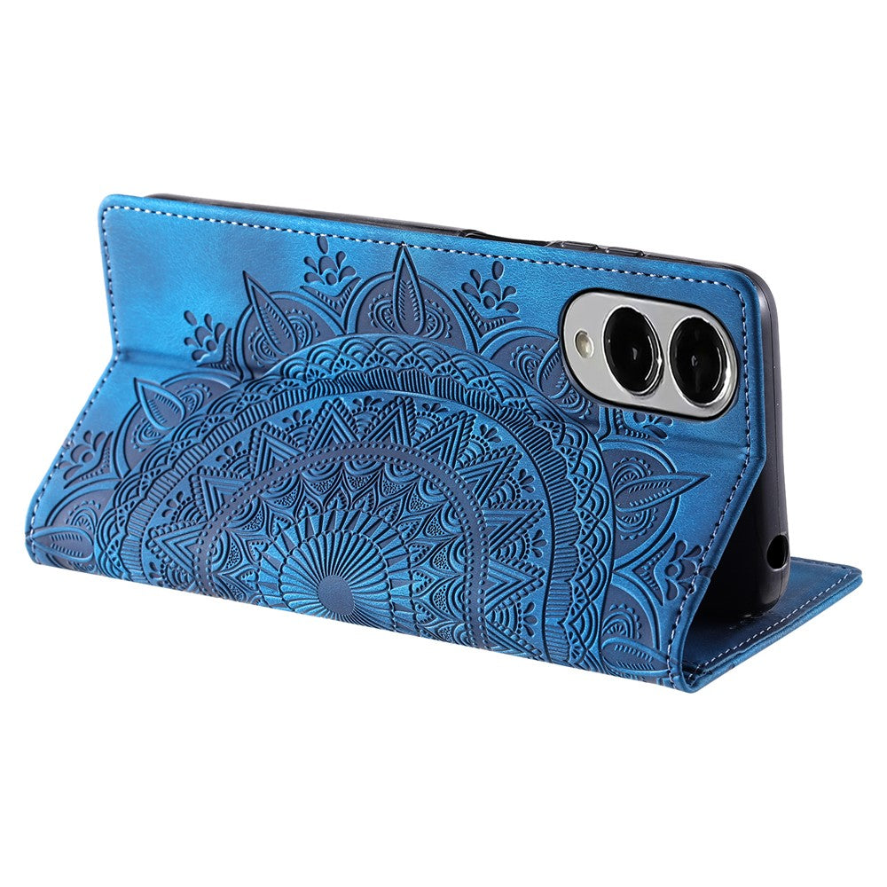 Style-010 For Samsung Galaxy S25 Edge Case Magnetic Closing Leather Phone Cover Pattern Imprinted