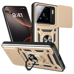 Xiaomi 15-skal med skjutbart kameralock PC + TPU-stativmobilskal