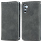 Til Samsung Galaxy A56 5G Cover, "Skin Touch Feeling" Læder Cover med Kortholder og Magnetisk Absorption