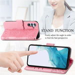 Samsung Galaxy A56 5G Plånboksfodral PU-läder mobilskal Fjärilsmönster