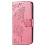 Samsung Galaxy A56 5G Plånboksfodral PU-läder mobilskal Fjärilsmönster