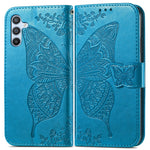 Samsung Galaxy A56 5G Plånboksfodral PU-läder mobilskal Fjärilsmönster