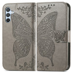 Samsung Galaxy A56 5G Plånboksfodral PU-läder mobilskal Fjärilsmönster