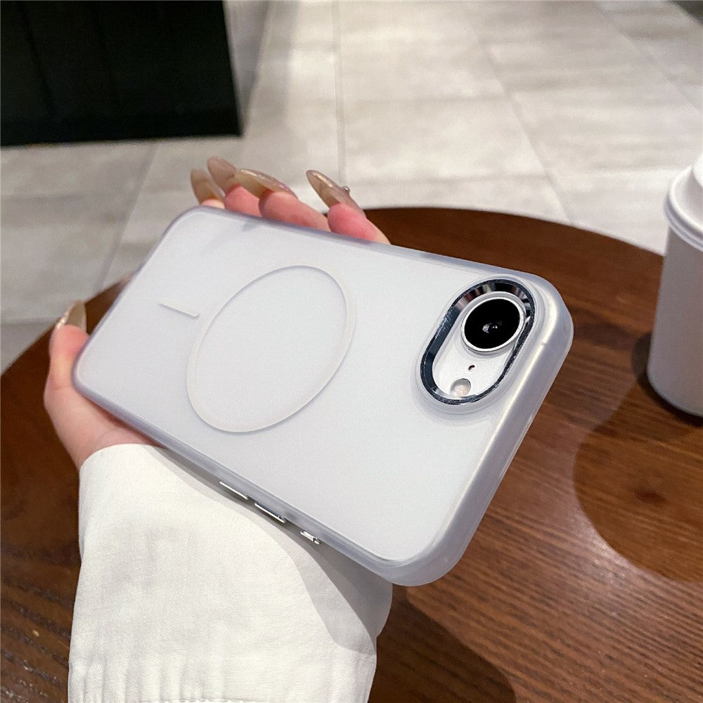 For iPhone 17e / 16e Case Compatible with MagSafe Skin Feel Hybrid Phone Back Cover
