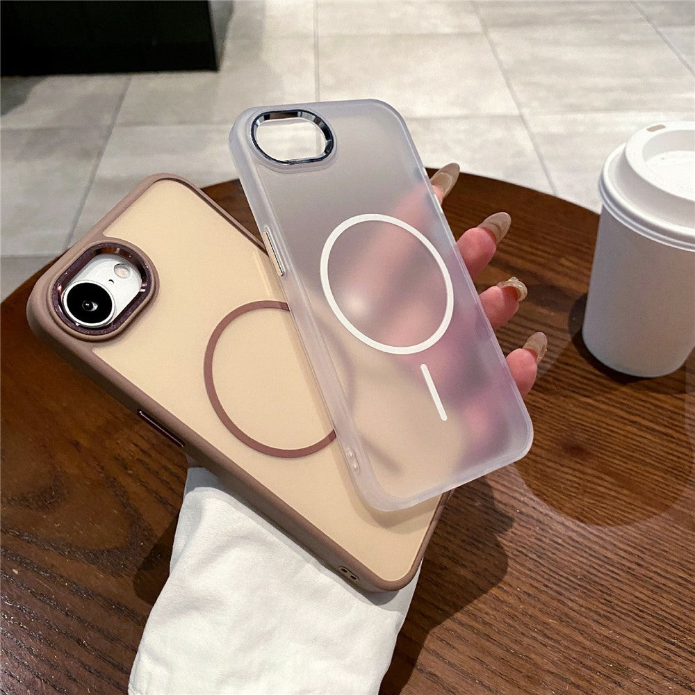 For iPhone 17e / 16e Case Compatible with MagSafe Skin Feel Hybrid Phone Back Cover