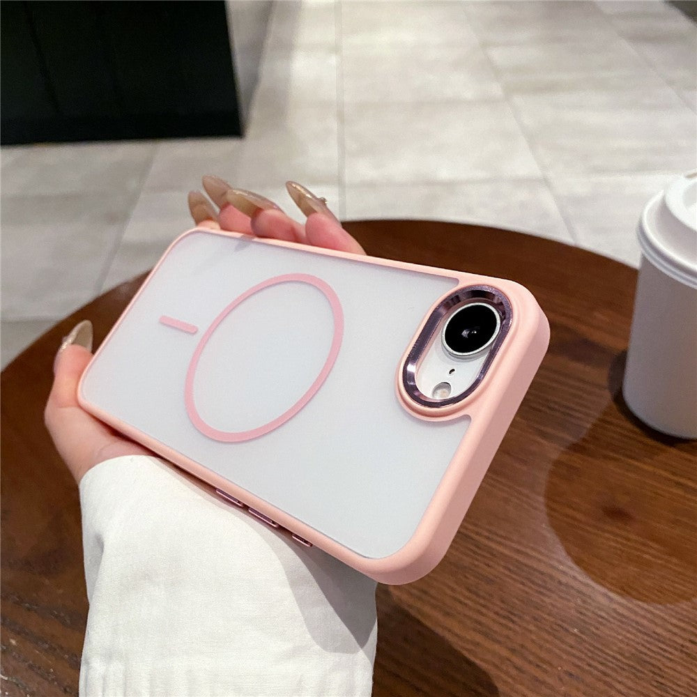 For iPhone 17e / 16e Case Compatible with MagSafe Skin Feel Hybrid Phone Back Cover