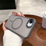 For iPhone 17e / 16e Case Compatible with MagSafe Skin Feel Hybrid Phone Back Cover