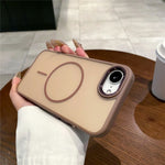 For iPhone 17e / 16e Case Compatible with MagSafe Skin Feel Hybrid Phone Back Cover