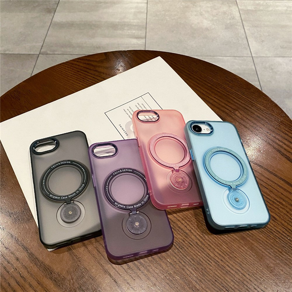 For iPhone 17th / 16th Case Compatible with MagSafe Kickstand TPU + PC Phone Back Cover
