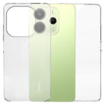 For Xiaomi Redmi Note 14 4G (163.25mm) Case TPU Frame Clear Acrylic Back Phone Cover with PET Film