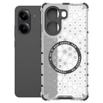 Xiaomi Poco X7 Pro 5G / Redmi Turbo 4 5G Magnetiskt Skal Honeycomb Design TPU + PC mobilskal