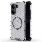 Xiaomi Poco X7 Pro 5G / Redmi Turbo 4 5G Magnetiskt Skal Honeycomb Design TPU + PC mobilskal