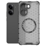 Xiaomi Poco X7 Pro 5G / Redmi Turbo 4 5G Magnetiskt Skal Honeycomb Design TPU + PC mobilskal