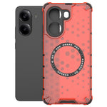 Xiaomi Poco X7 Pro 5G / Redmi Turbo 4 5G Magnetiskt Skal Honeycomb Design TPU + PC mobilskal