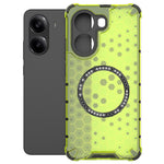 Xiaomi Poco X7 Pro 5G / Redmi Turbo 4 5G Magnetiskt Skal Honeycomb Design TPU + PC mobilskal