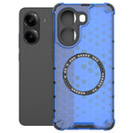 Xiaomi Poco X7 Pro 5G / Redmi Turbo 4 5G Magnetiskt Skal Honeycomb Design TPU + PC mobilskal