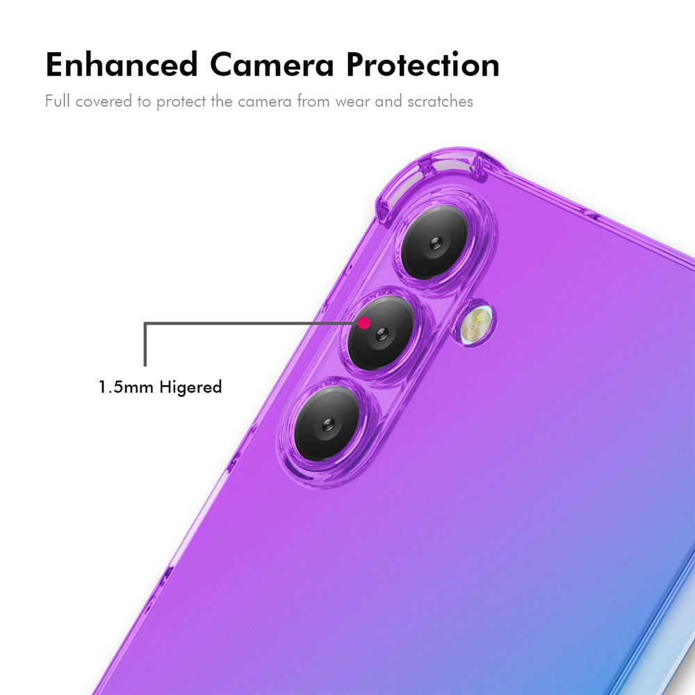 ENKAY For Samsung Galaxy A56 5G TPU Case  Thickened Four Corner Drop-Proof Phone Back Cover