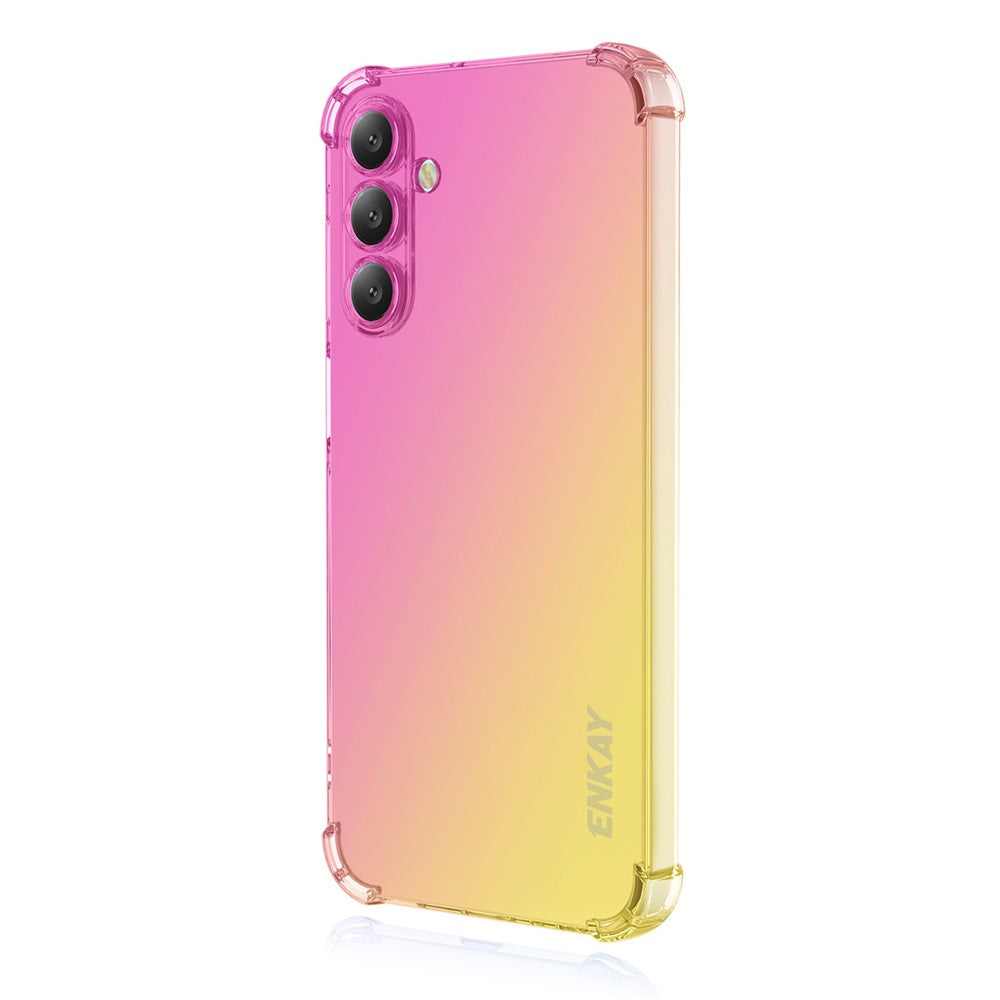ENKAY For Samsung Galaxy A56 5G TPU Case  Thickened Four Corner Drop-Proof Phone Back Cover