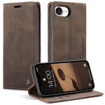 CASEME For iPhone 17th / 16th Wallet Case 013 Series PU Leather Phone Cover Stand