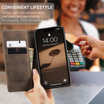CASEME For iPhone 17th / 16th Wallet Case 013 Series PU Leather Phone Cover Stand