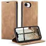CASEME For iPhone 17th / 16th Wallet Case 013 Series PU Leather Phone Cover Stand