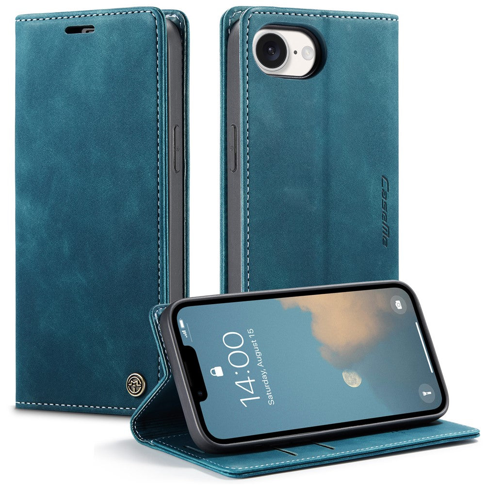 CASEME For iPhone 17th / 16th Wallet Case 013 Series PU Leather Phone Cover Stand