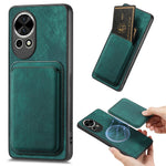 For Huawei nova 13 5G Magnetic Case Leather Back Cover with Detachable Card Holder