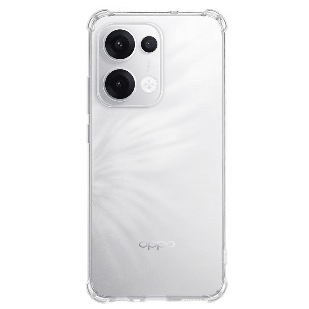 KALEBOL För Oppo Reno13 5G (Global) Genomskinligt mobilskal 1.5mm TPU Stötsäkert mobilskal