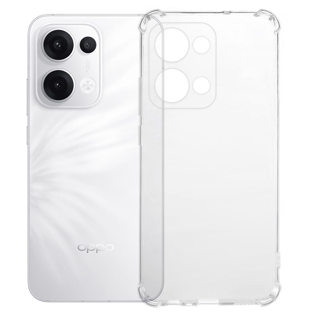 KALEBOL gennemsigtigt mobilcover til Oppo Reno13 5G (Global), 1,5 mm TPU, stødsikkert mobilcover