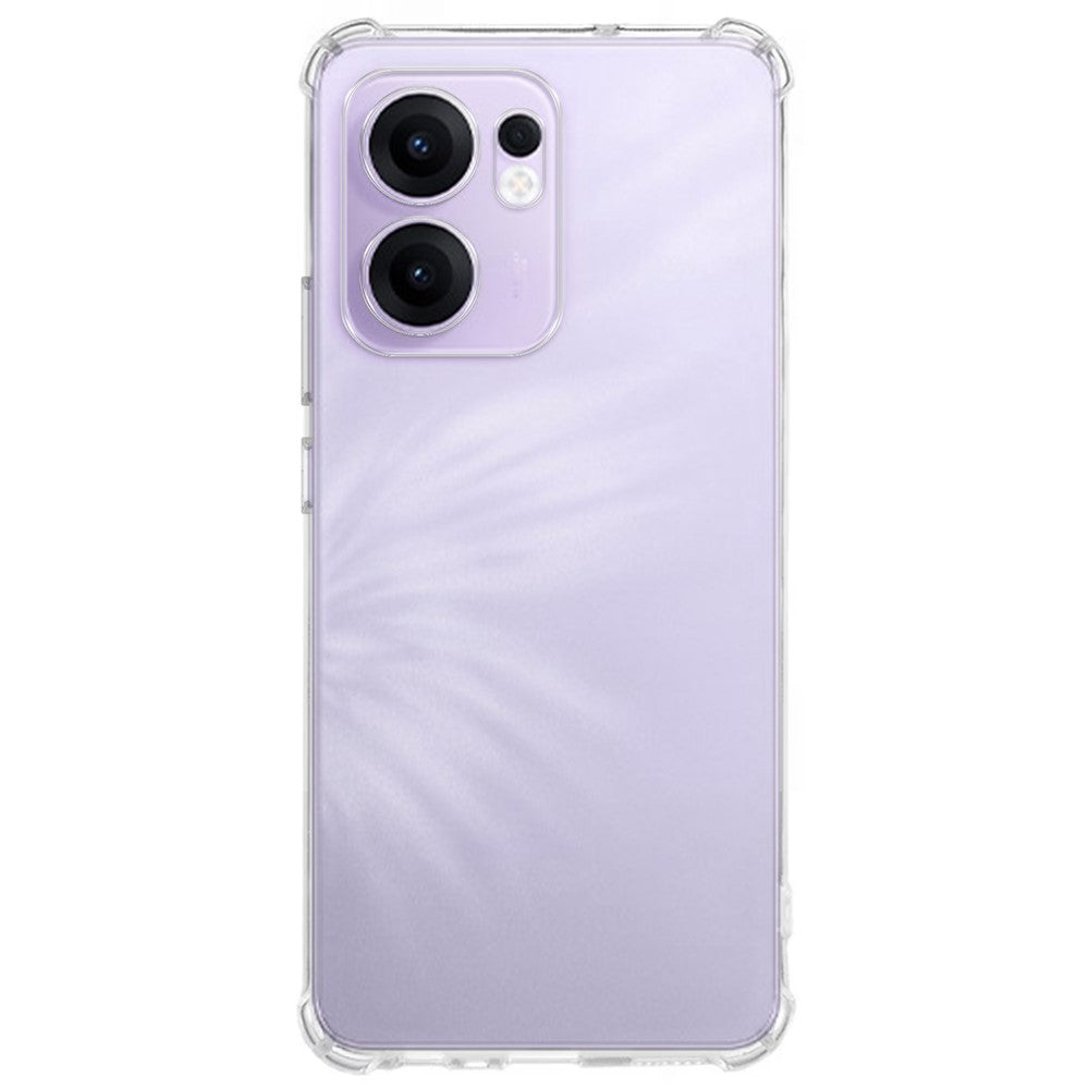 KALEBOL gennemsigtigt mobilcover til Oppo Reno13 F 5G (Reno 13 FS 5G) / 4G i 1.5mm TPU, stødsikkert mobilcover