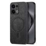 For Oppo Reno13 5G (Global) Leather Back Magnetic Case Skin-touch Phone Cover