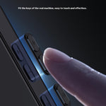 Oppo Reno13 F 5G (Reno 13 FS 5G) / 4G-cover med træstruktur, PU-læder og belagt PC TPU-mobilcover