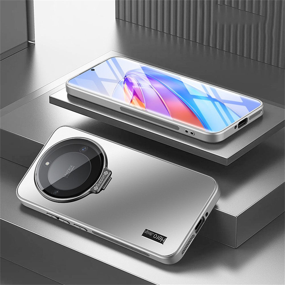 For Honor X40 5G  /  X9a 5G Case with Lens Frame Kickstand TPU + PC Dropproof Phone Cover