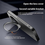 For Honor X40 5G  /  X9a 5G Case with Lens Frame Kickstand TPU + PC Dropproof Phone Cover